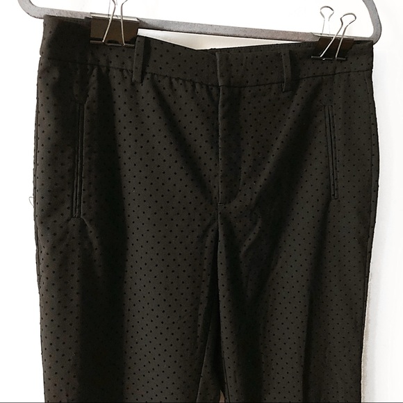 Lot of 2 H&M Zara Pants Polka Dot Ankle Crop Teal - Picture 8 of 9